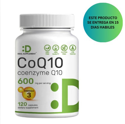 Deal Supplement CoQ10 600 mg, 120 cápsulas