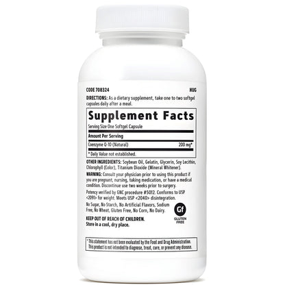 GNC CoQ-10 200 mg 60 capsulas