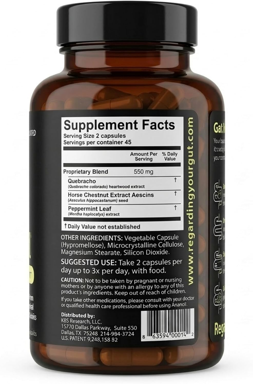Atrantil para la salud digestiva 90 capsulas (550mg)