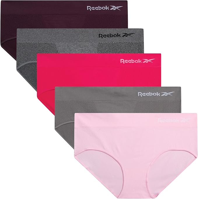 Pack de 5 hipsters sin costuras para mujer de Reebok