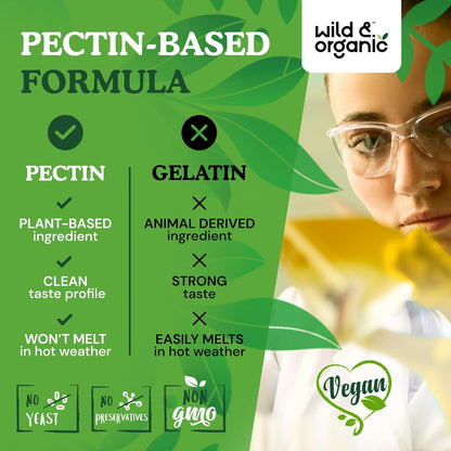 Wild & Organic - Iodine con Zinc y Selenium - 60 gummies