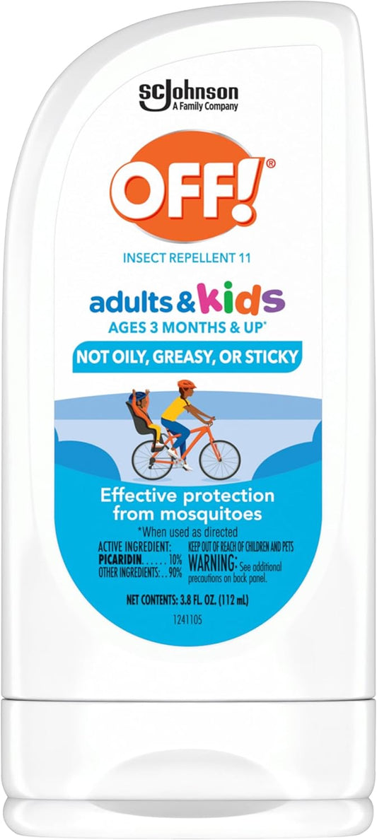 Off! Loción repelente de insectos para adultos y niños, 112ml