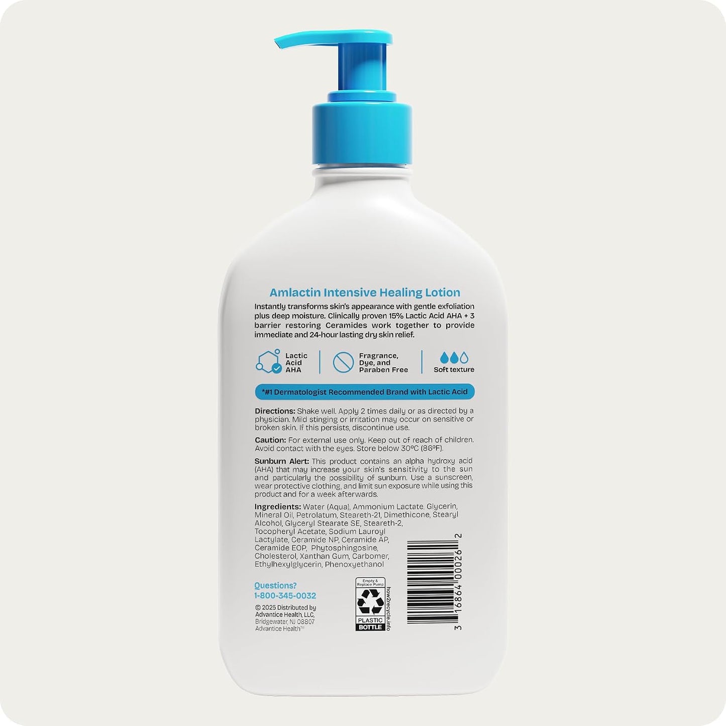 AmLactin Loción corporal intensiva curativa, 400gr