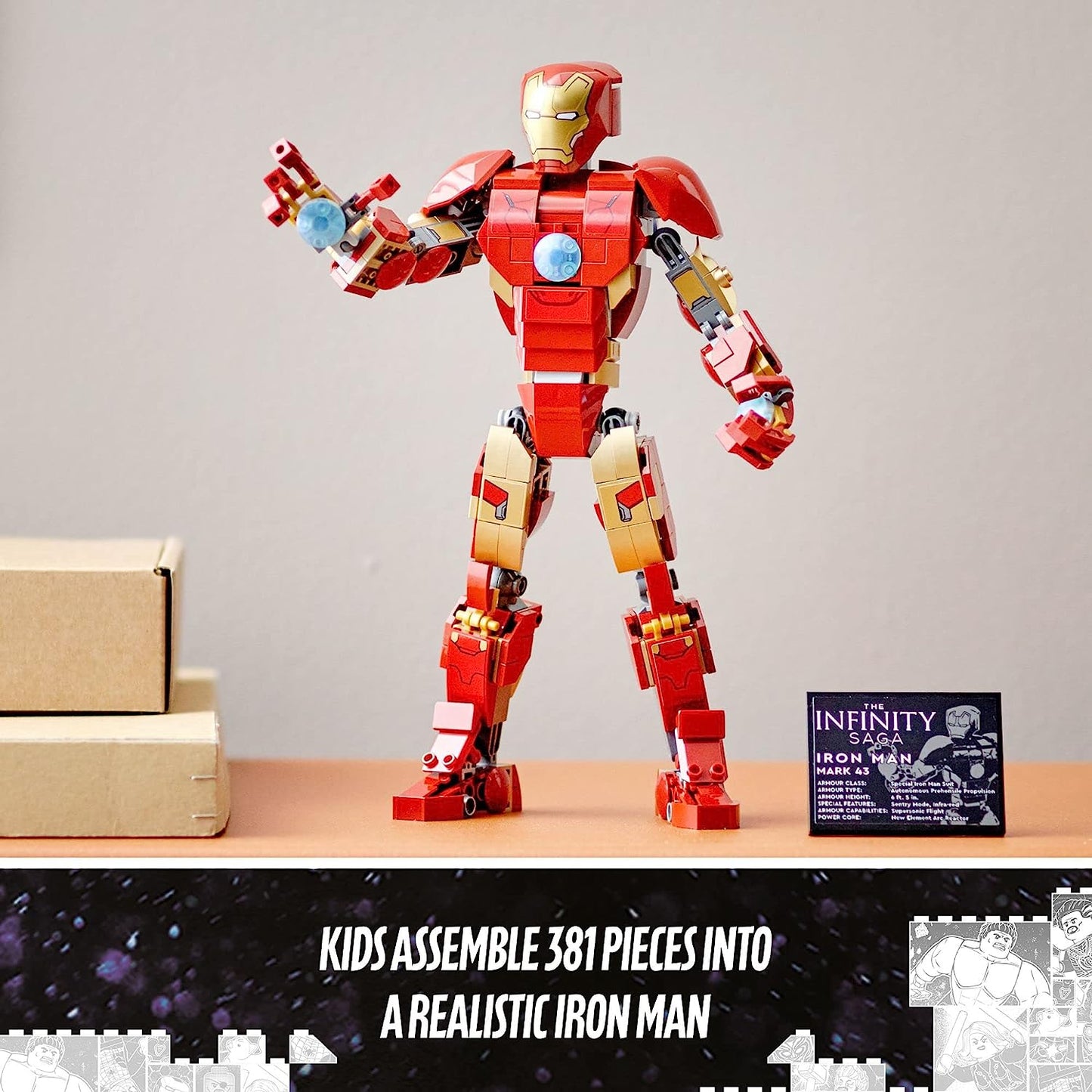 LEGO Marvel Super Heroes Figura de Iron Man 76206 381 pcs