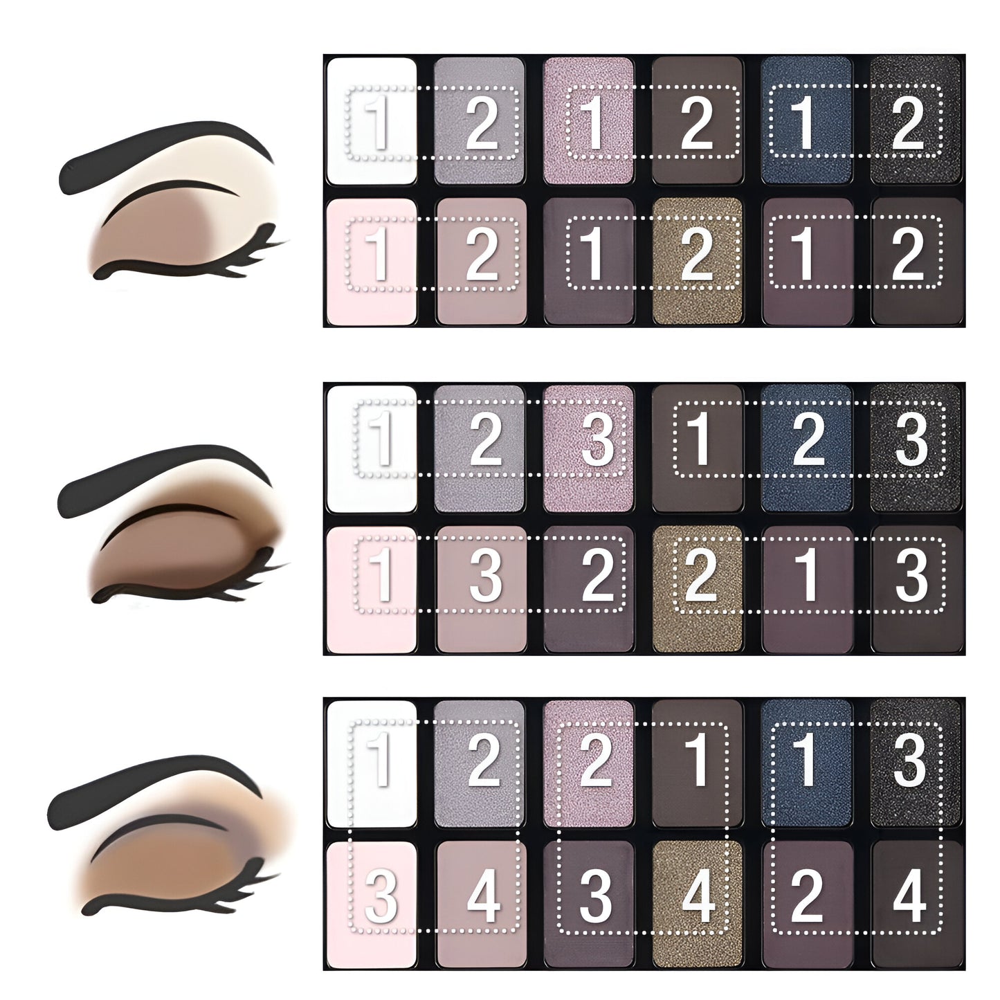 Maybelline New York The Rock Nudes Paleta - 12 colores