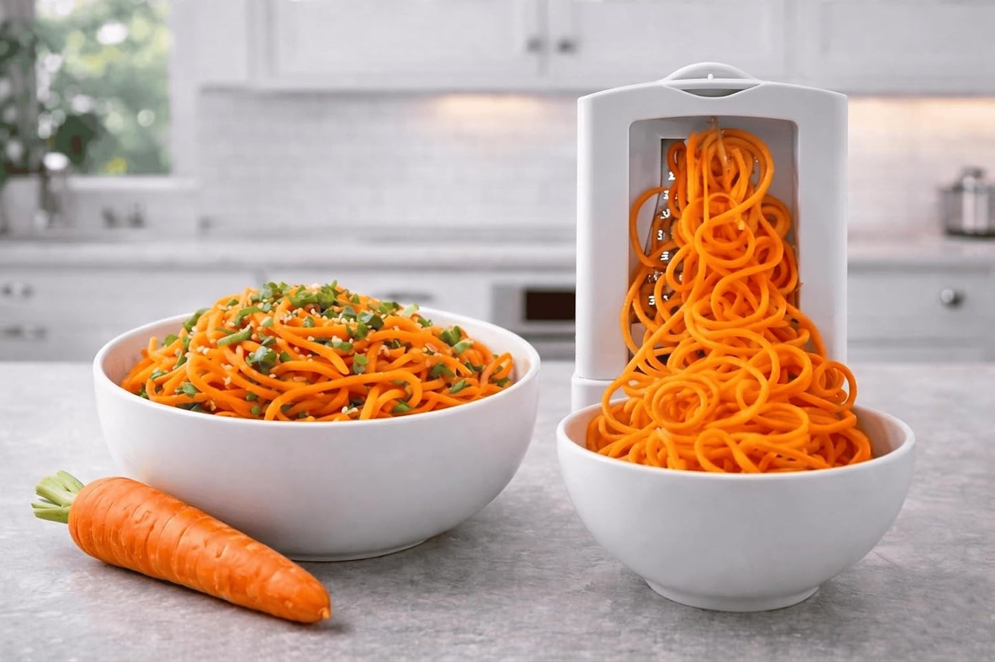 Brieftons - Espiralizador de 10 hojas: Cortador de verduras en espiral