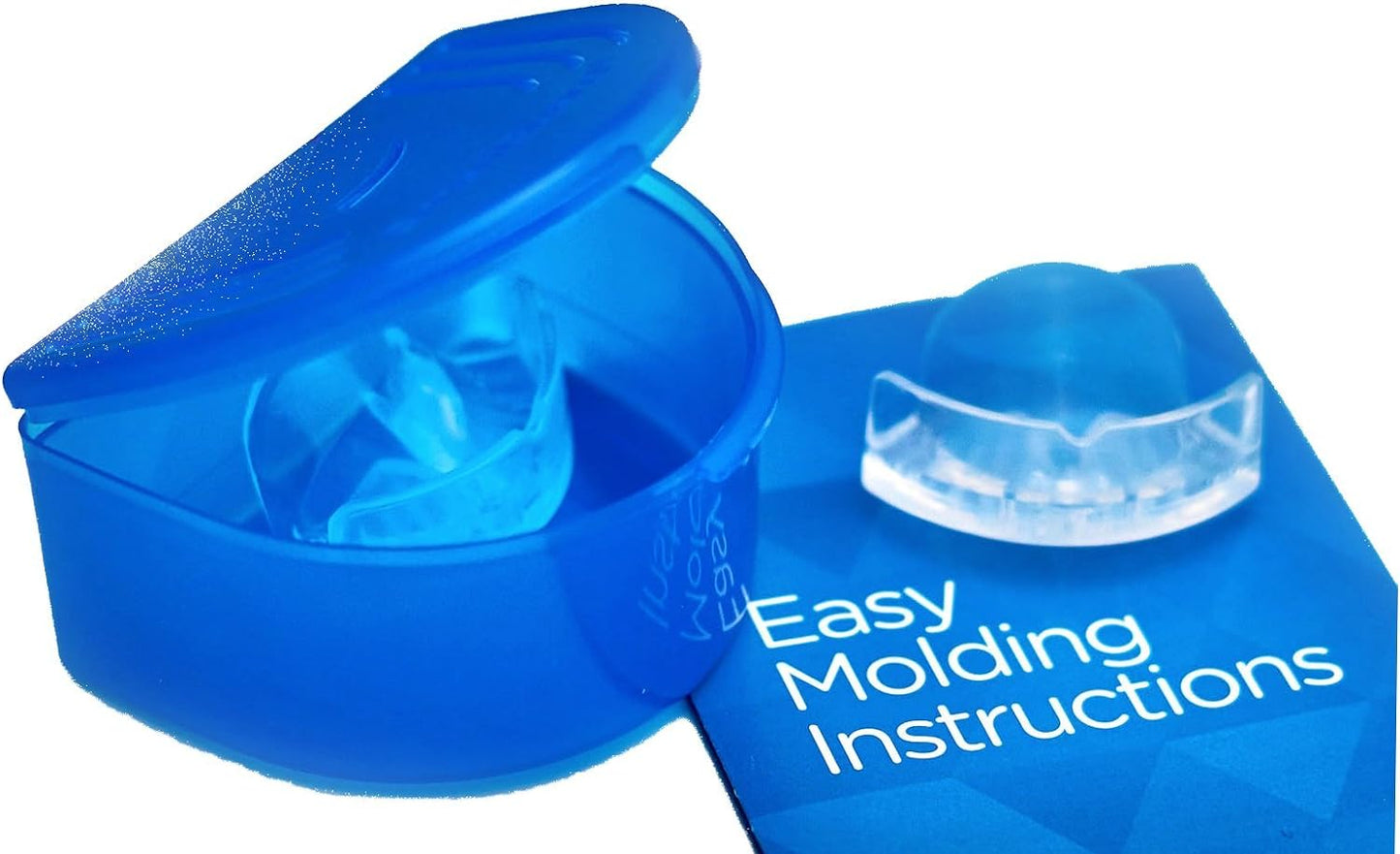 Elite (2 Protectores 1 funda de viaje) Protector dental Custom Anti dientes de molienda, Guardia nocturna para tensado – TMJ dentista diseñado – bruxing férula Protector para la boca para alivio de los síntomas
