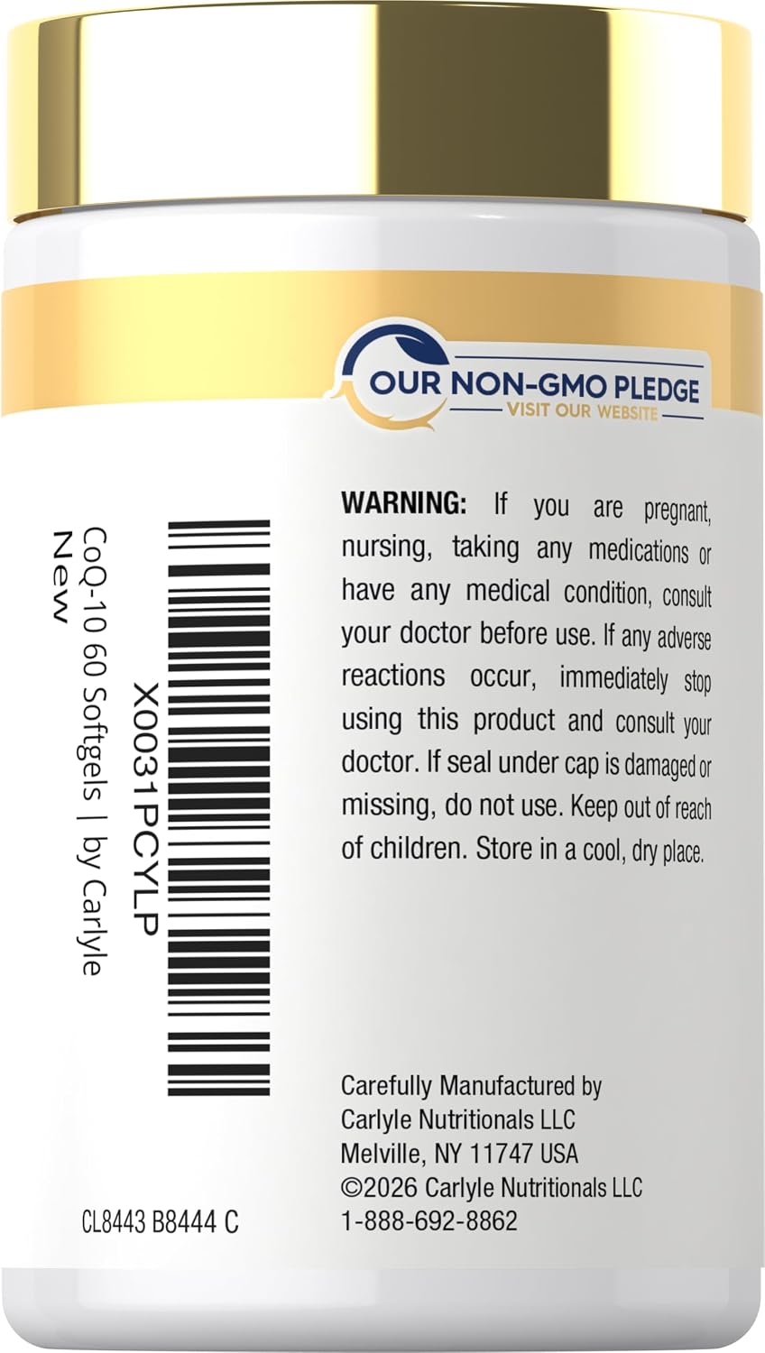 Carlyle CoQ10 de 200 mg | 60 Softgels