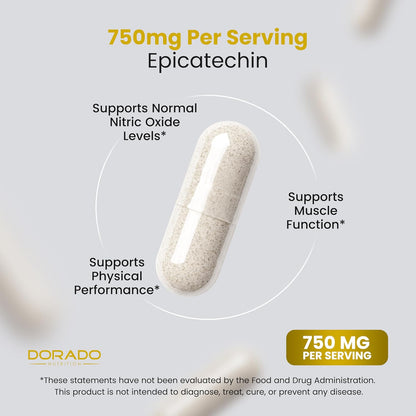Extracto de epicatequina de 750 mg por porción, 60 Capsulas