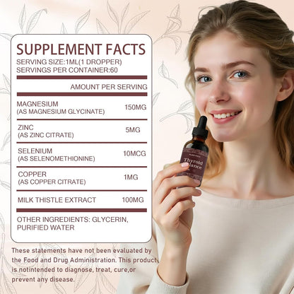 Pureveen - Balance tiroideo para mujeres, 60ml