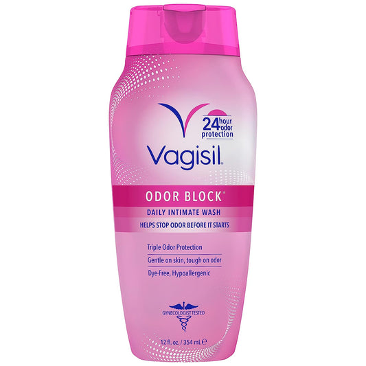 Vagisil Odor Block Jabón Íntimo 12oz. 24h de protección