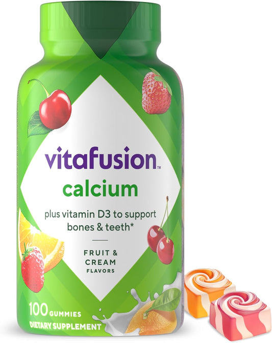 CALCIO + D3  VITAFUSION  EN GOMITAS 100Gummies