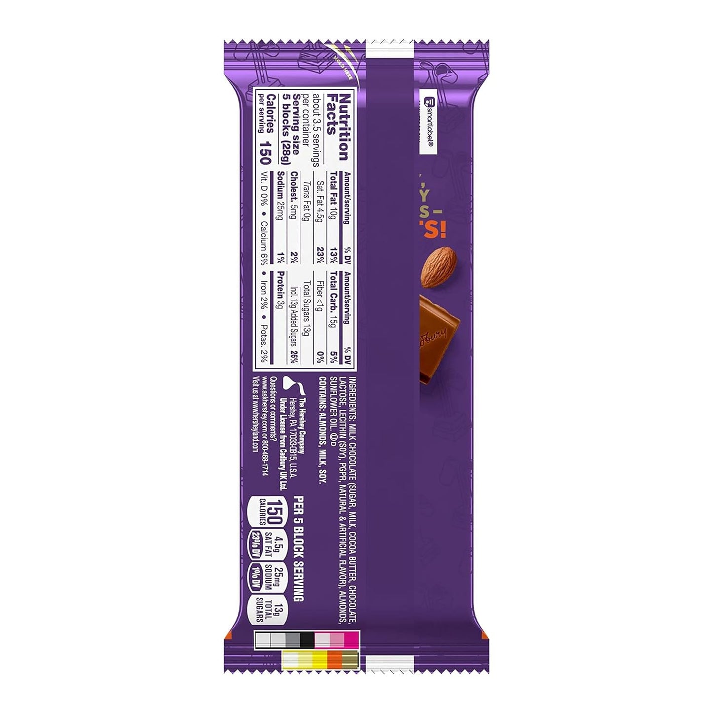 CADBURY DAIRY MILK - Roast Almond 99gr