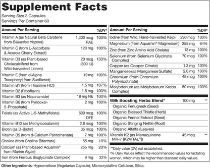 Naturelo, Post-natal multivitaminico, 180 capsulas vegetarianas