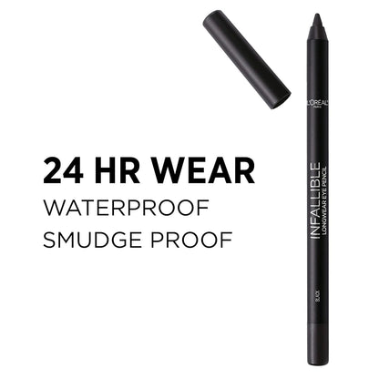 Delineador de ojos impermeable Infallible Pro-Last L'Oreal 930 black noir
