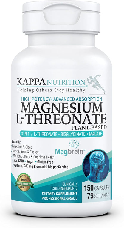 Magnesium 3 in 1 L-threonate advanced complex 150 capsulas