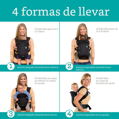 Portabebé Infantino Flip 4en1 Avanzado