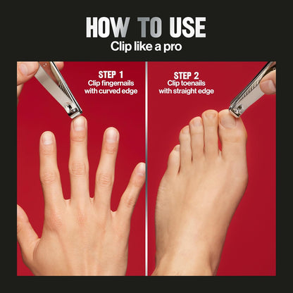 Revlon Mens Series Cortaúñas para dedos y pies para hombres 42099
