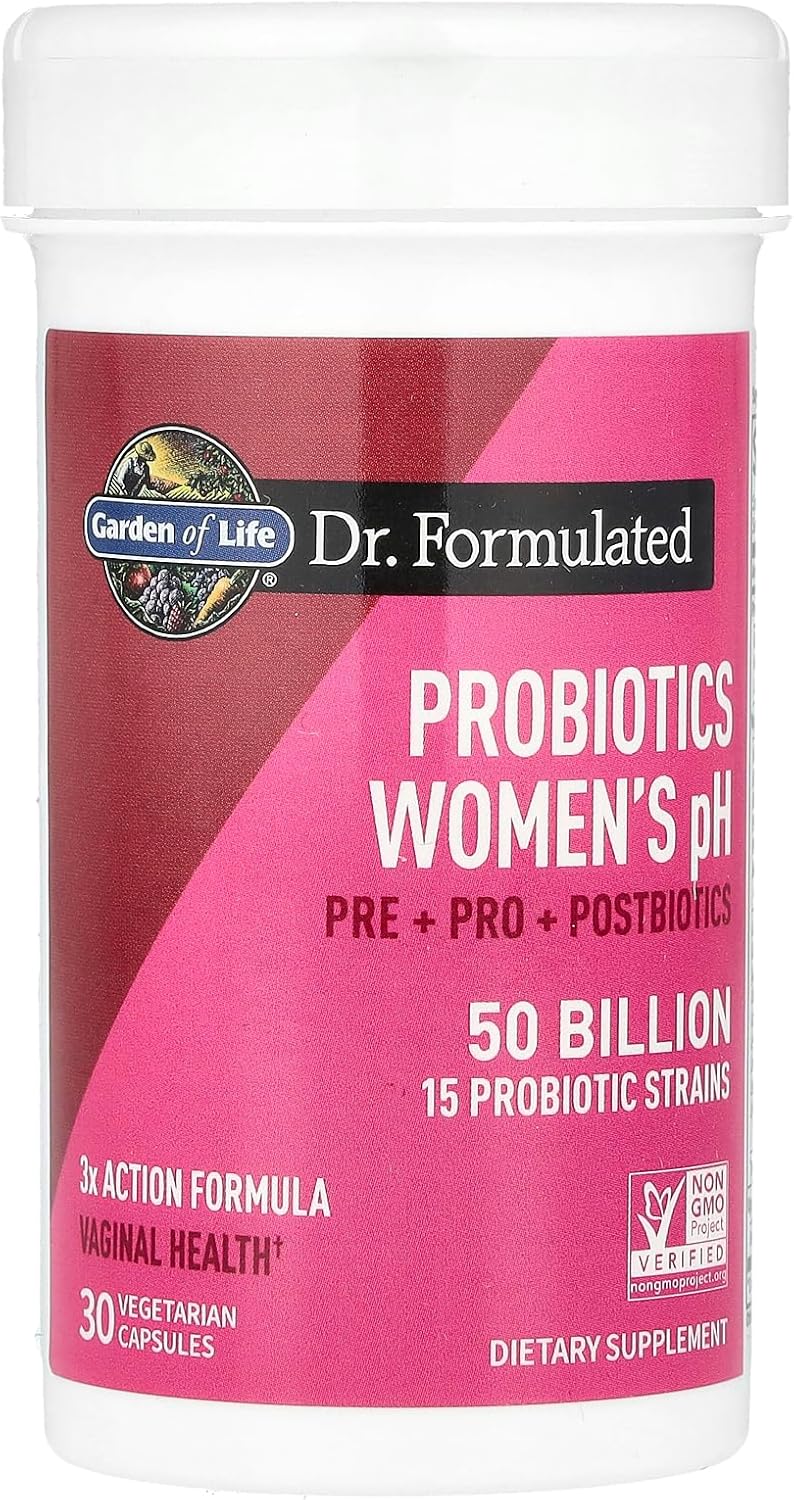 Garden of Life Prebióticos completos 3 en 1 para mujeres -  30capsulas
