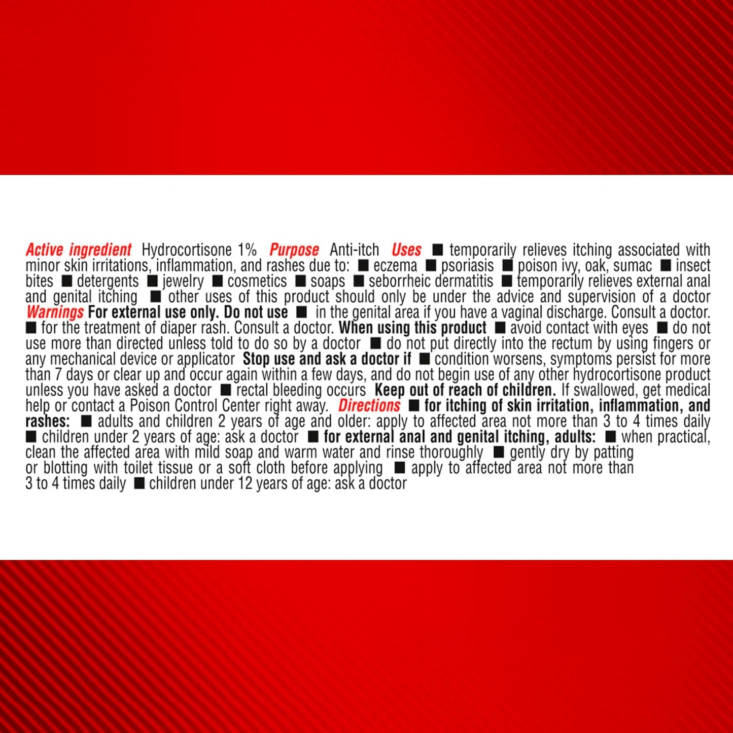 Cortizone-10 Crema intensiva para aliviar la picazón de máxima fuerza, 1% de hidrocortisona 28g