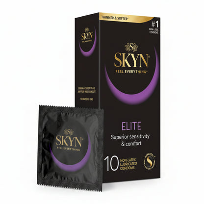 SKYN Elite - Preservativos ultrafinos y lubricados sin látex