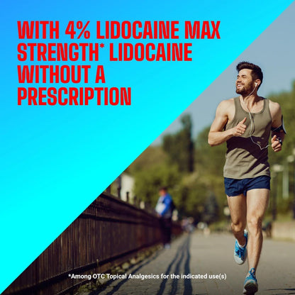 Icy Hot Max  con Lidocaina Crema para aliviar el dolor con lidocaína + mentol  76gr.