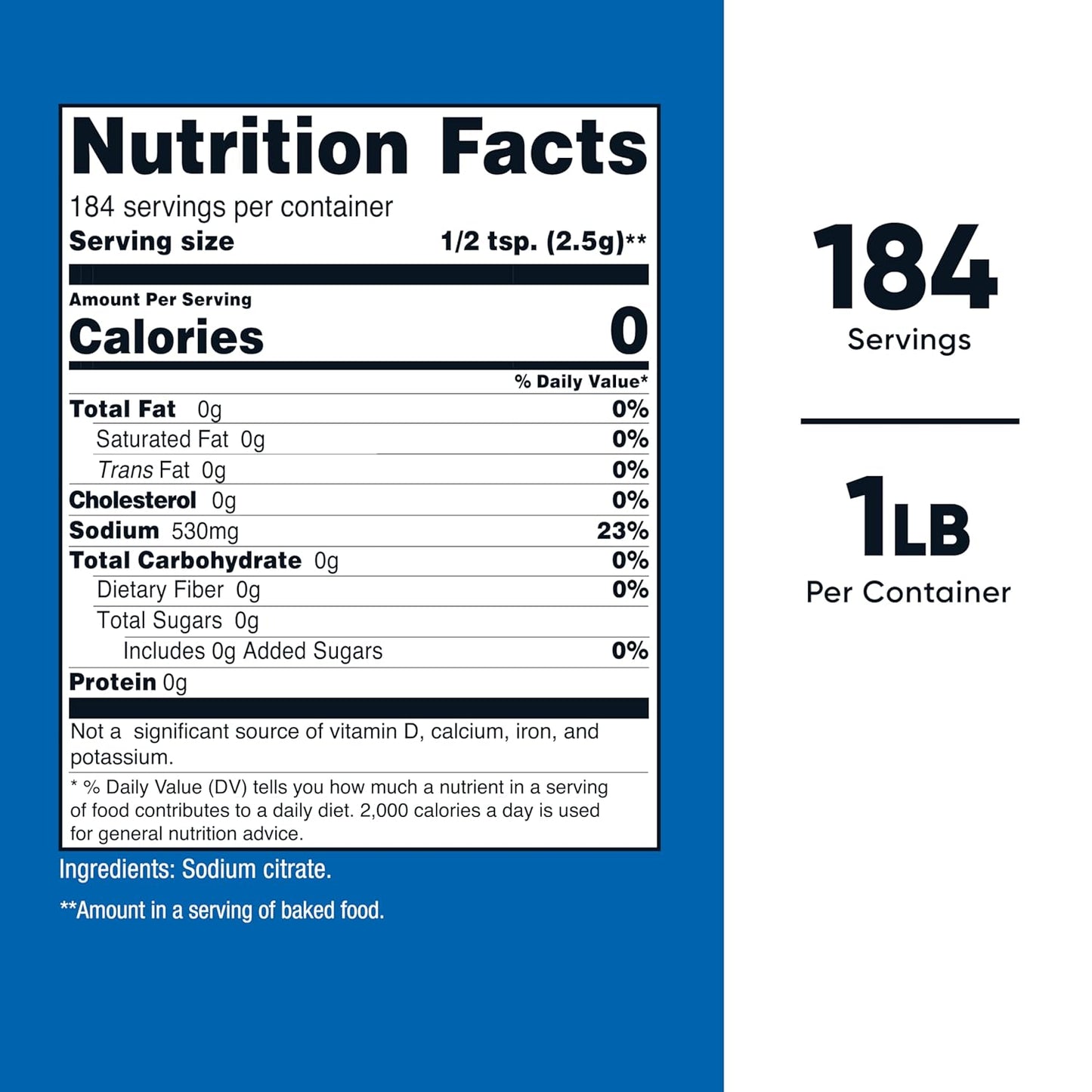 Nutricost - Sodium Citrate , 1LB