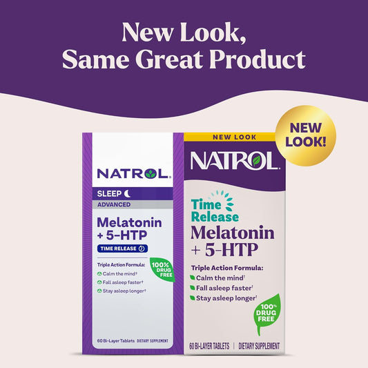 MELATONINA NATROL 10MG. ADVANCED SLEEP- TIME RELEASE en TABLETAS