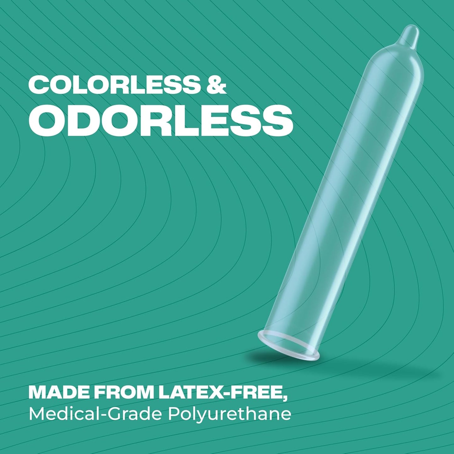 Trojan Preservativos finos lubricados sin látex crudos para hombres, 10 unidades
