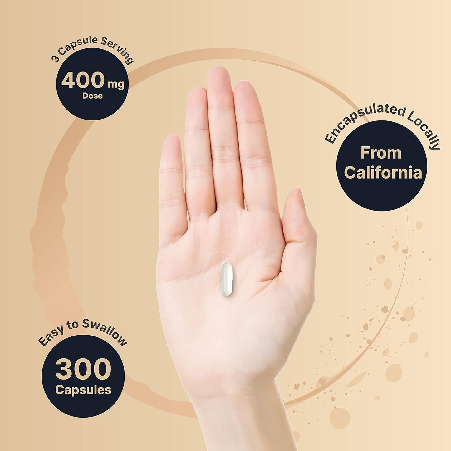 NatureBell Magnesium Complex 400mg Glycinate + Citrate, 300 Capsulas