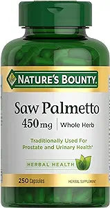 Natures Bounty Saw Palmetto 450 mg 250 Capsulas