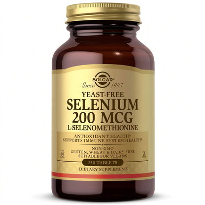 Solgar, Selenium, Yeast-Free, 200 mcg, 250 Tab