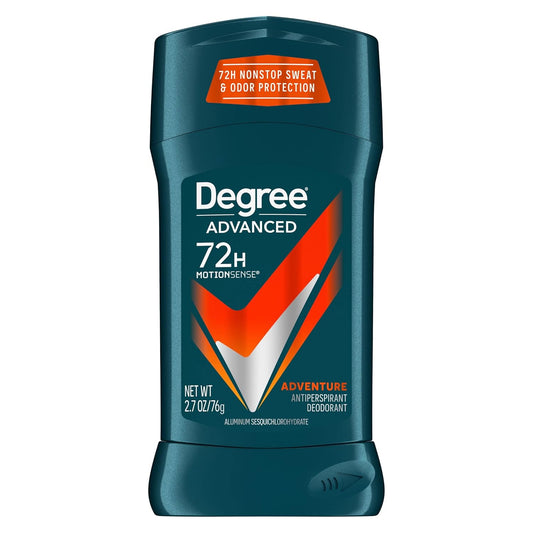 Degree Men Adventure Advanced Protection Desodorante antitranspirante en barra , 2,7 onzas
