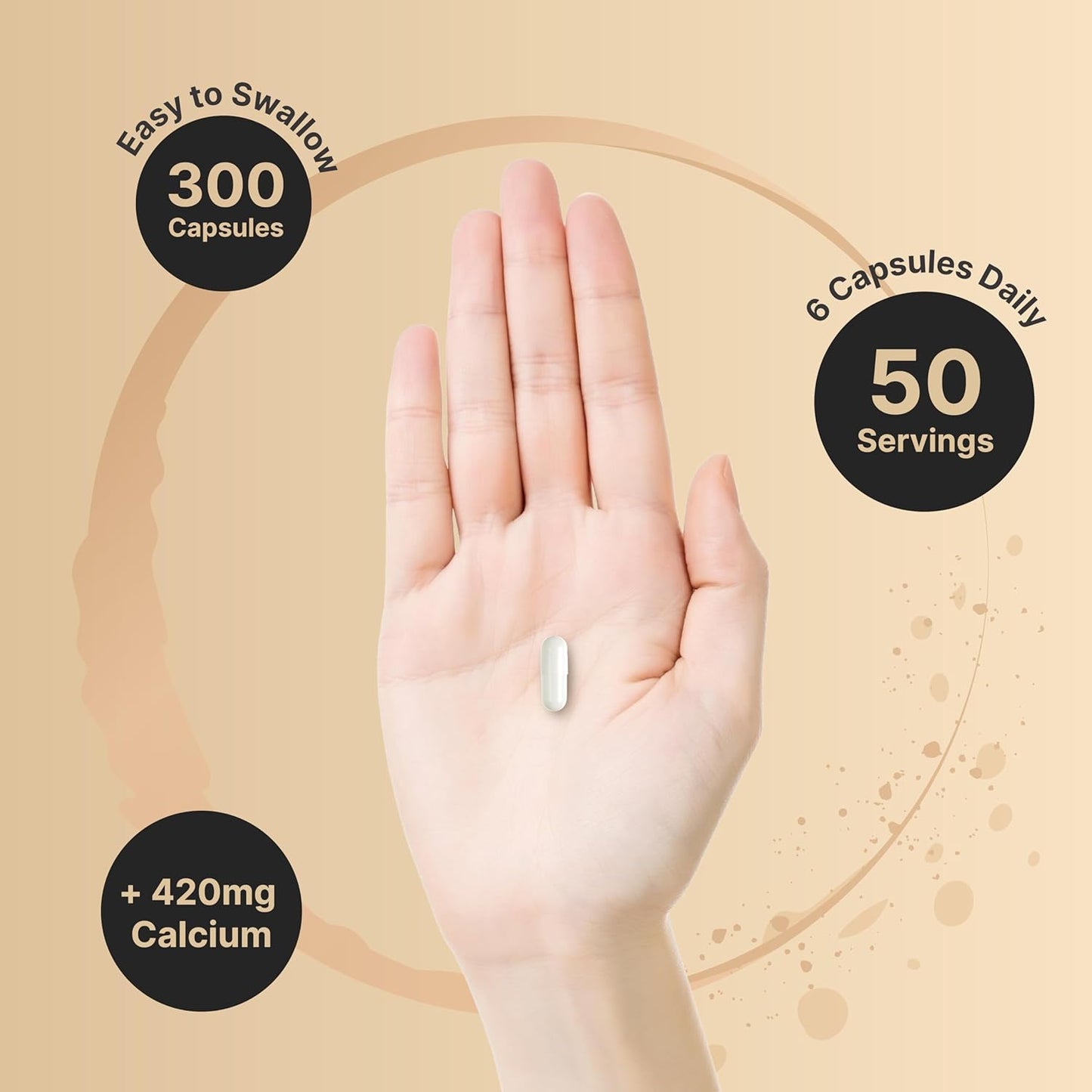 NatureBell HMB 3,000 mg por porción | 300 cápsulas, 3 veces triple fuerza HMB beta-hidroxi beta-metilbutirato suplemento – Masa muscular magra y apoyo de recuperación – Sin OMG