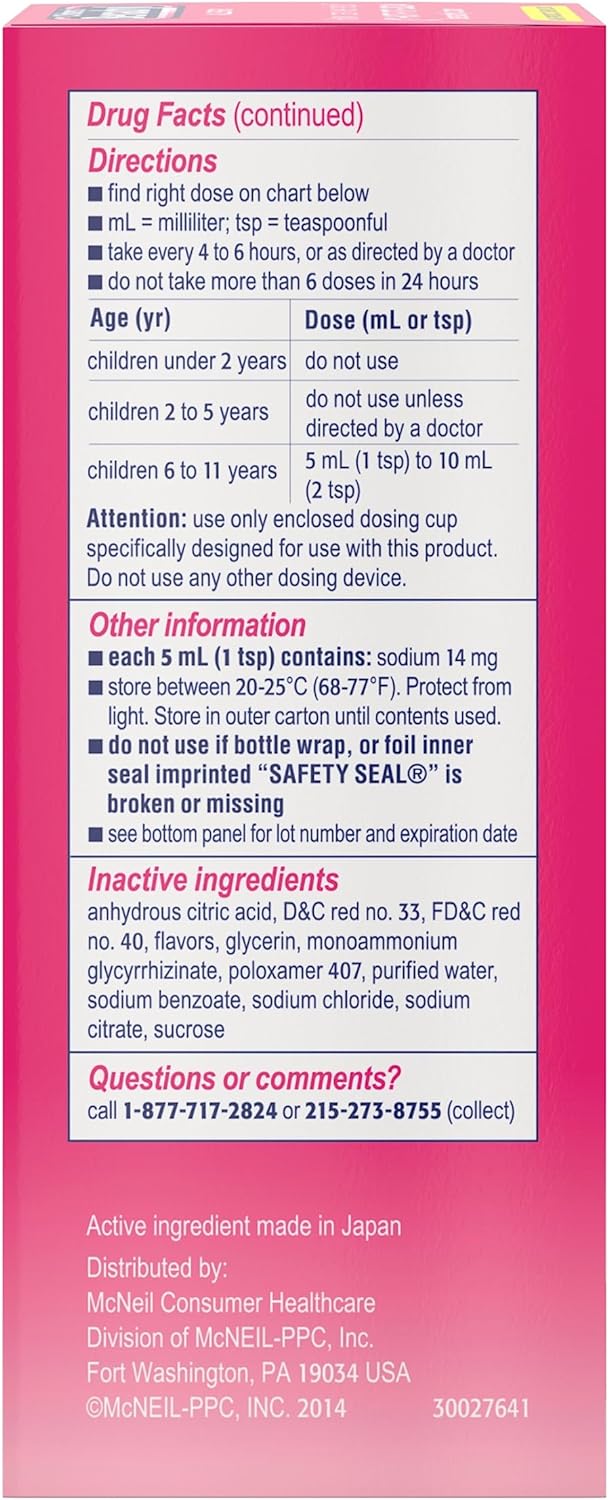 Children's BENADRYL® Allergy - Jarabe para el alivio de la alergia con difenhidramina CIH, niños - 236ml