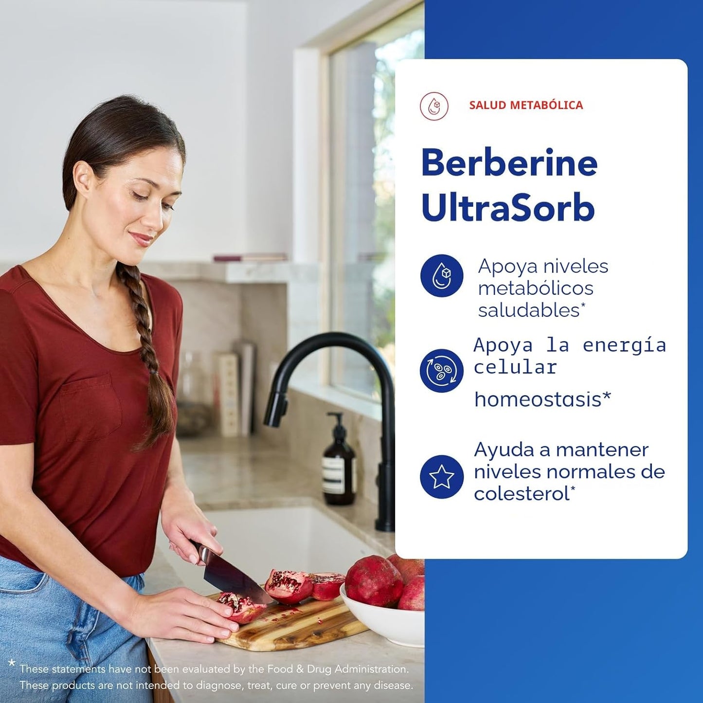 Pure Encapsulations Berberine UltraSorb - Betosoma de berberina de absorción mejorada 550 mg  - 60 cápsulas