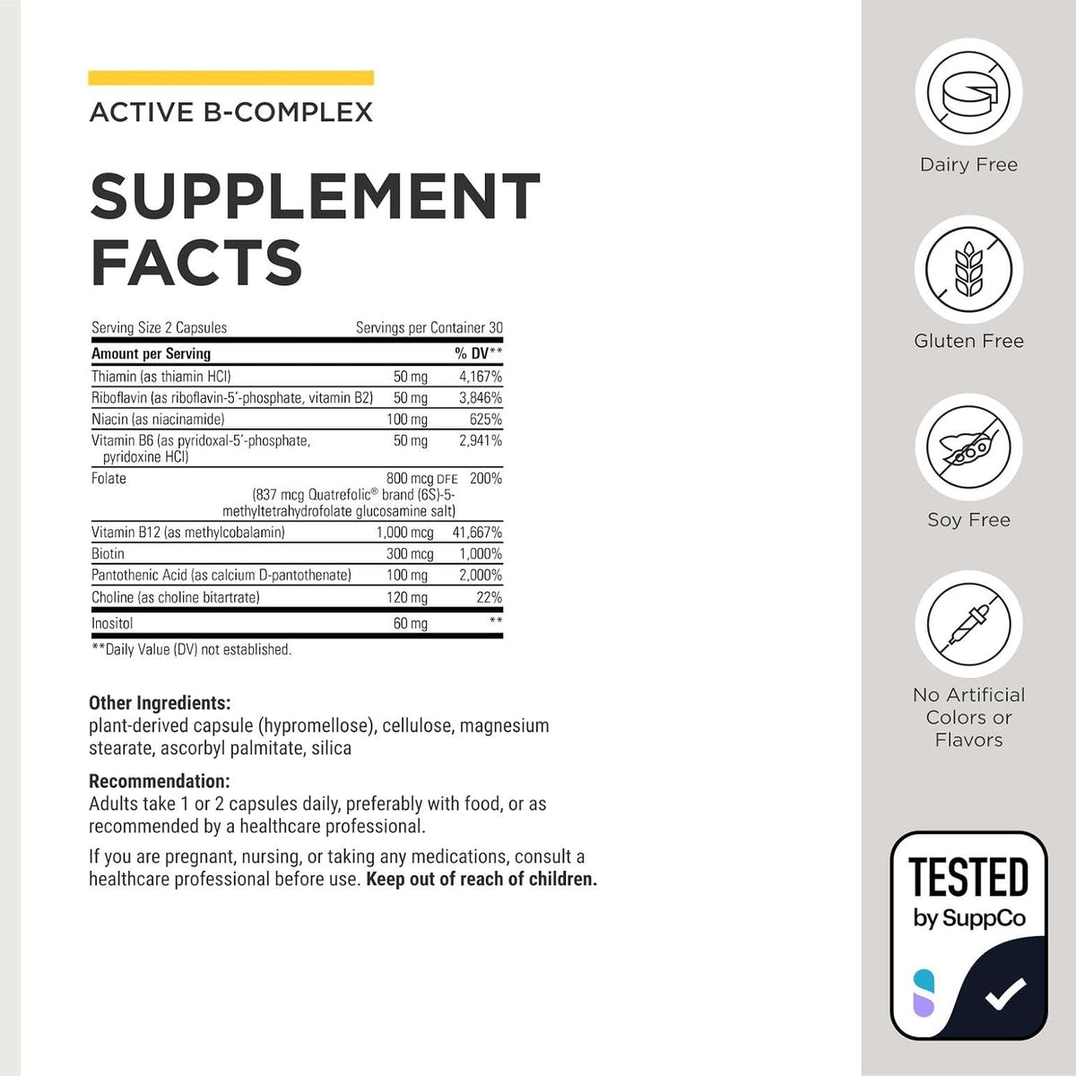 Integrative Theraputics Active b-complex 60cap