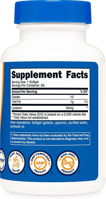 Nutricost - Lycopene 50mg, 60 capsulas