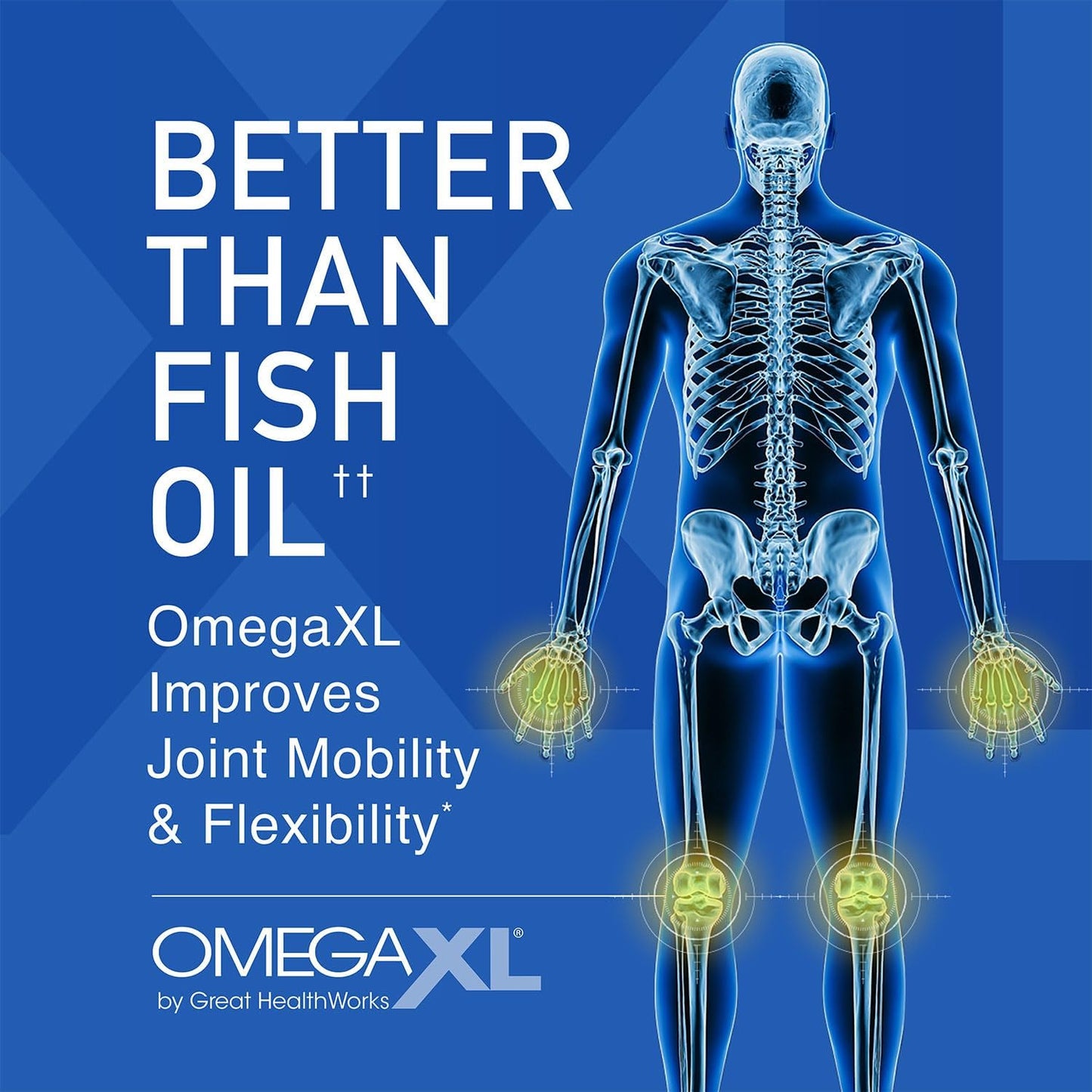 Suplemento Omega-3 Natural OmegaXL, 60 unidades, alivio natural del dolor de las articulaciones