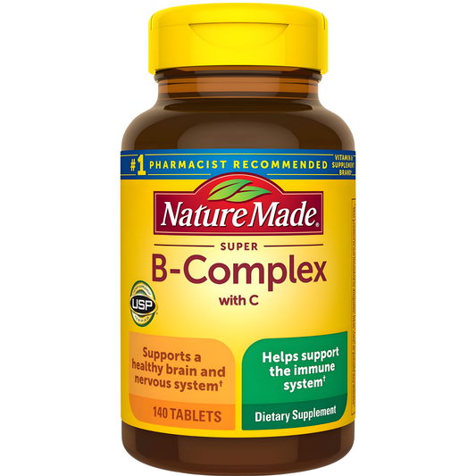 Nature Made Super B Complex con vitamina C -  tabletas