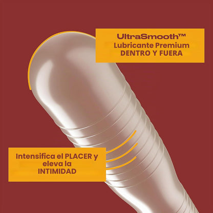 Preservativo con lubricante ultrasuave Trojan Stimulations de Ecstasy , 26 unidades