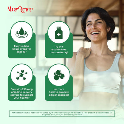 MaryRuth Organics Gotas líquidas de yodo, 30ml