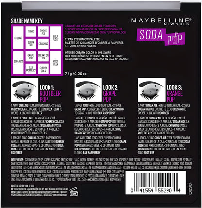 Sombras Maybelline SODA POP , tono 110