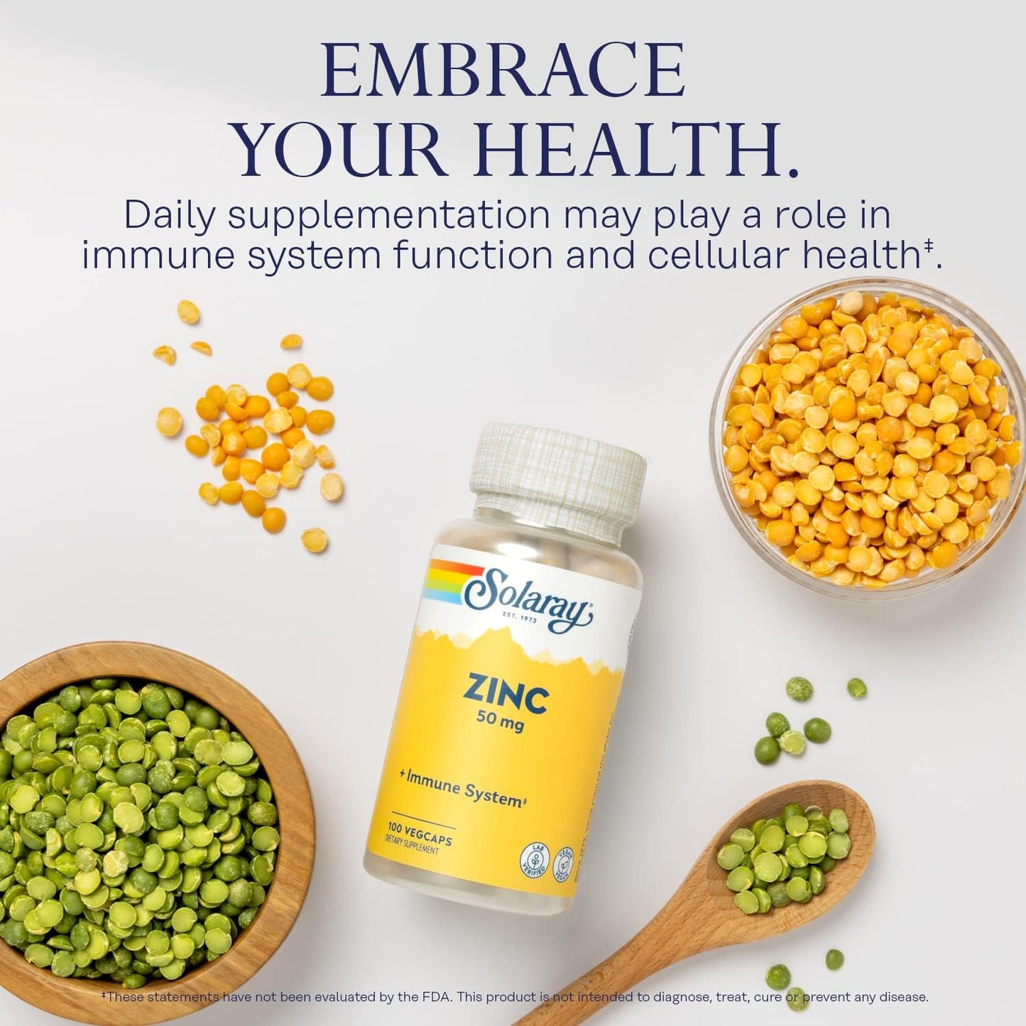 Solaray - Zinc 50mg, 100 Capsulas