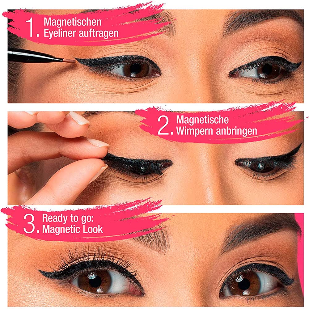 Delineador magnético profesional y pestañas Demi Wispies de Ardell en color negro