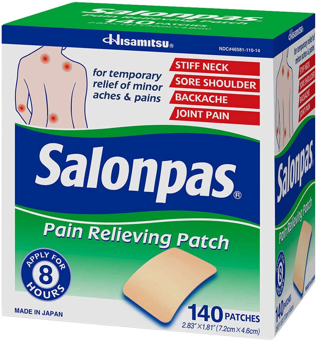 Salonpas Parches para el dolor - Alivia por 8 horas