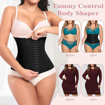 Corset moldeador de cintura adelgazante, faja moldeadora de cintura, faja para el vientre para mujer