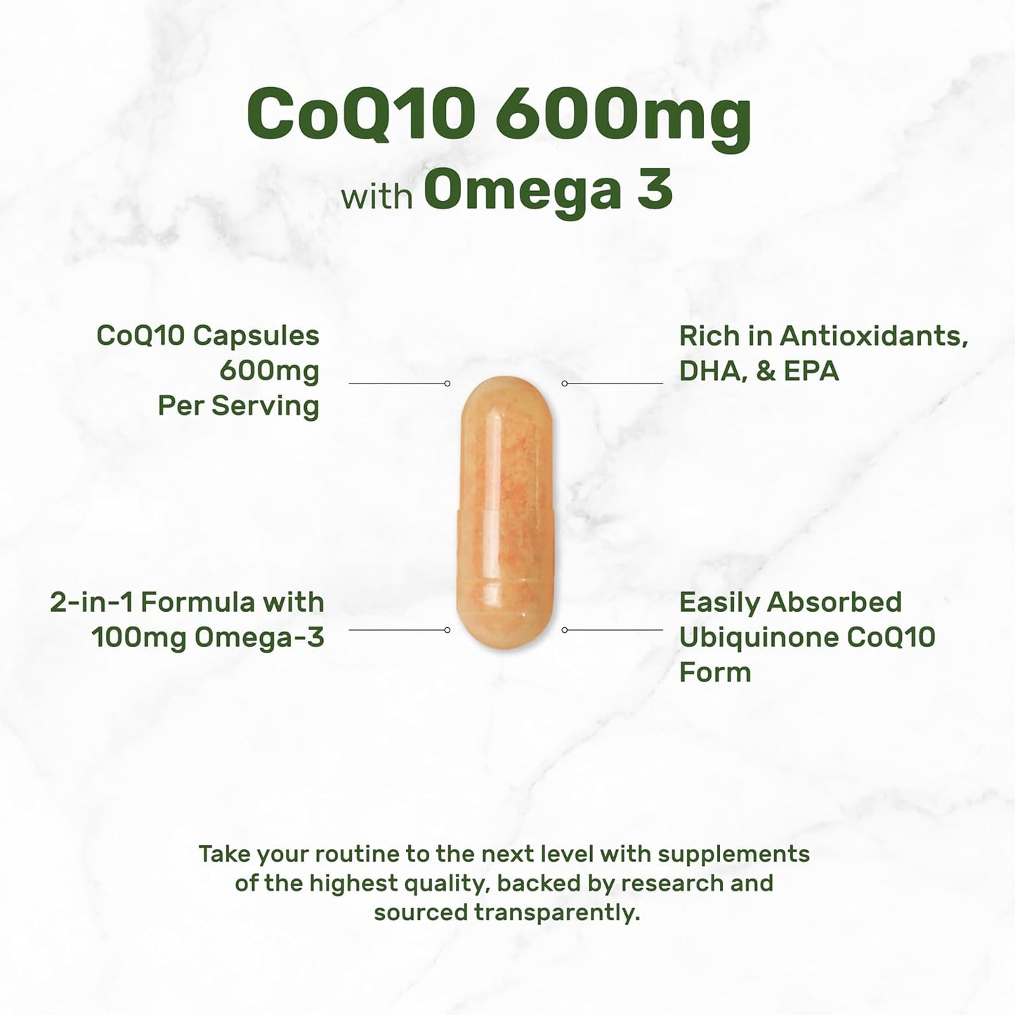 Deal Supplement CoQ10 600 mg, 120 cápsulas