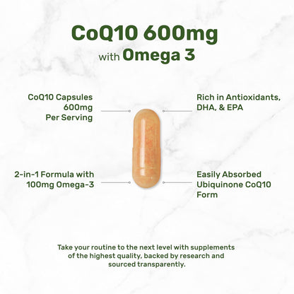 Deal Supplement CoQ10 600 mg, 120 cápsulas