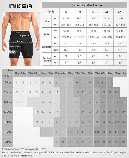 Pantalones cortos de compresión para hombre con bolsillo, para deportes, entrenamiento, correr